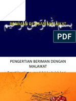 Beriman Dengan Malaikat