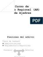 Curso de Árbitro Regional (AR) de Ajedrez