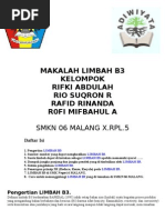 Download MAKALAH LIMBAH B3KELOMPOKRIFKI ABDULAHRIO SUQRON RRAFID RINANDAR0FI MIFBAHUL ASMKN 06 MALANG XRPL5 by RIO SUQRON RAMADHAN SN120893728 doc pdf