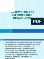 Fisiopatologia de Enfermedades Metabolicas