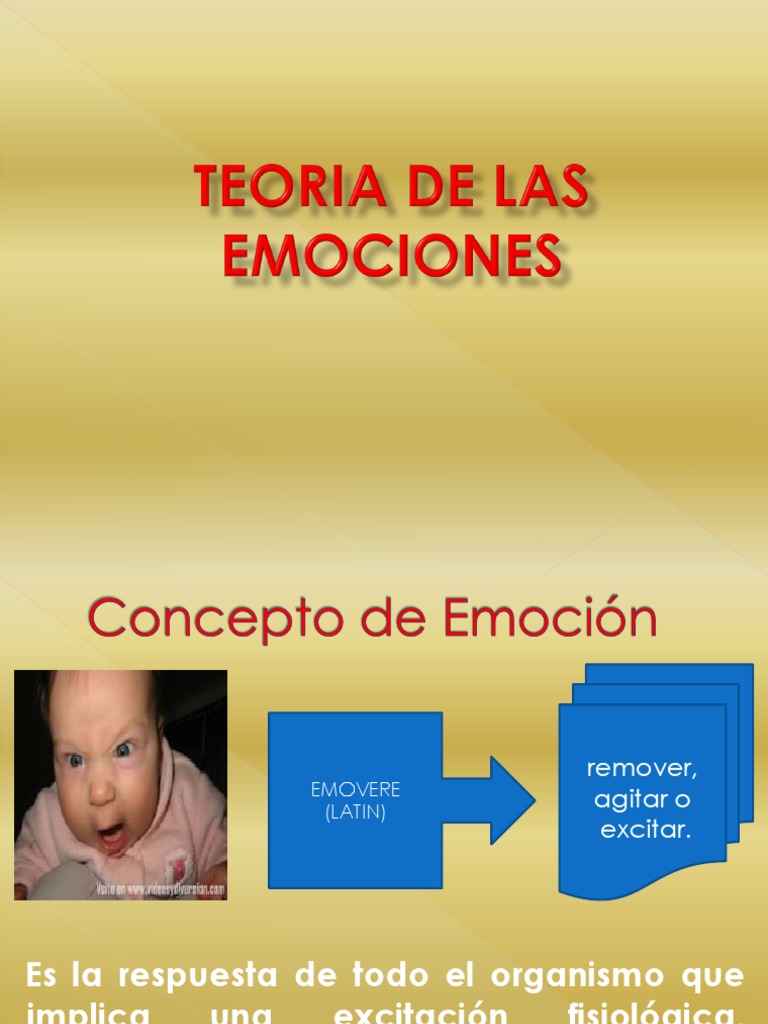 Teoria de Las Emociones | PDF | Las emociones | Cerebro