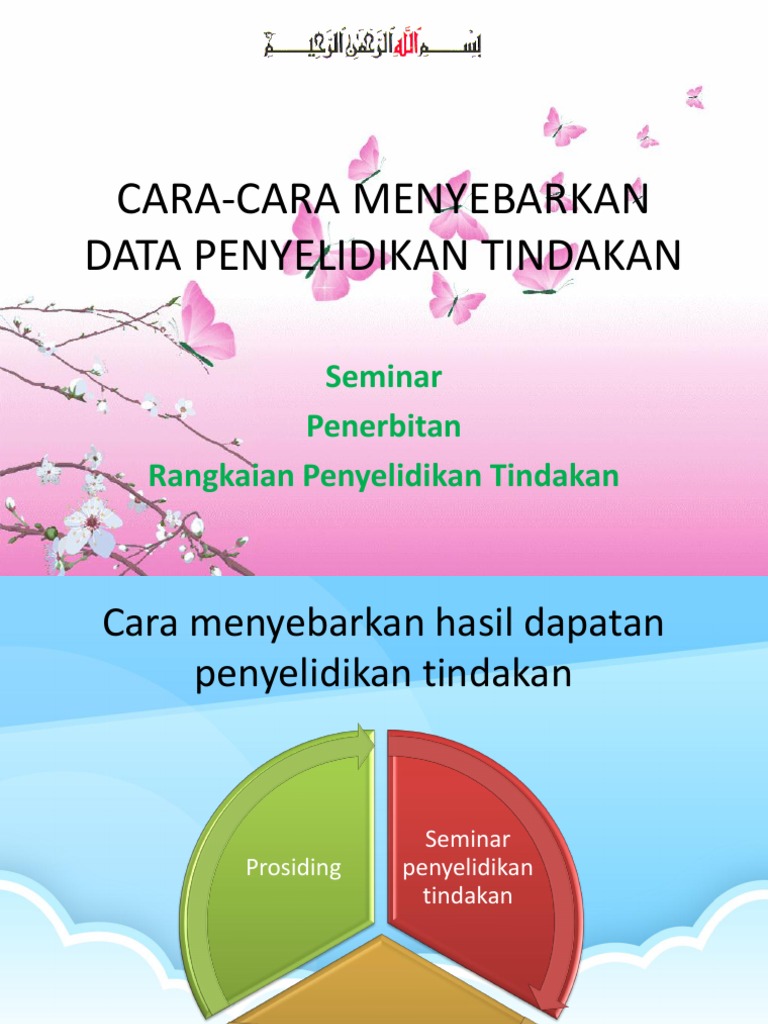 Cara-Cara Menyebarkan Data Penyelidikan Tindakan