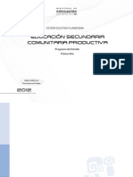 Documento Curricular para El Nivel Secundario - Primer Curso