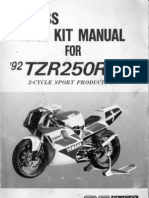 Yamaha TZR250 3xv SP F3 Sugo Manual