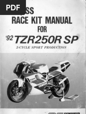 Yamaha TZR250 3xv SP F3 Sugo Manual | PDF | Foreign Language Studies
