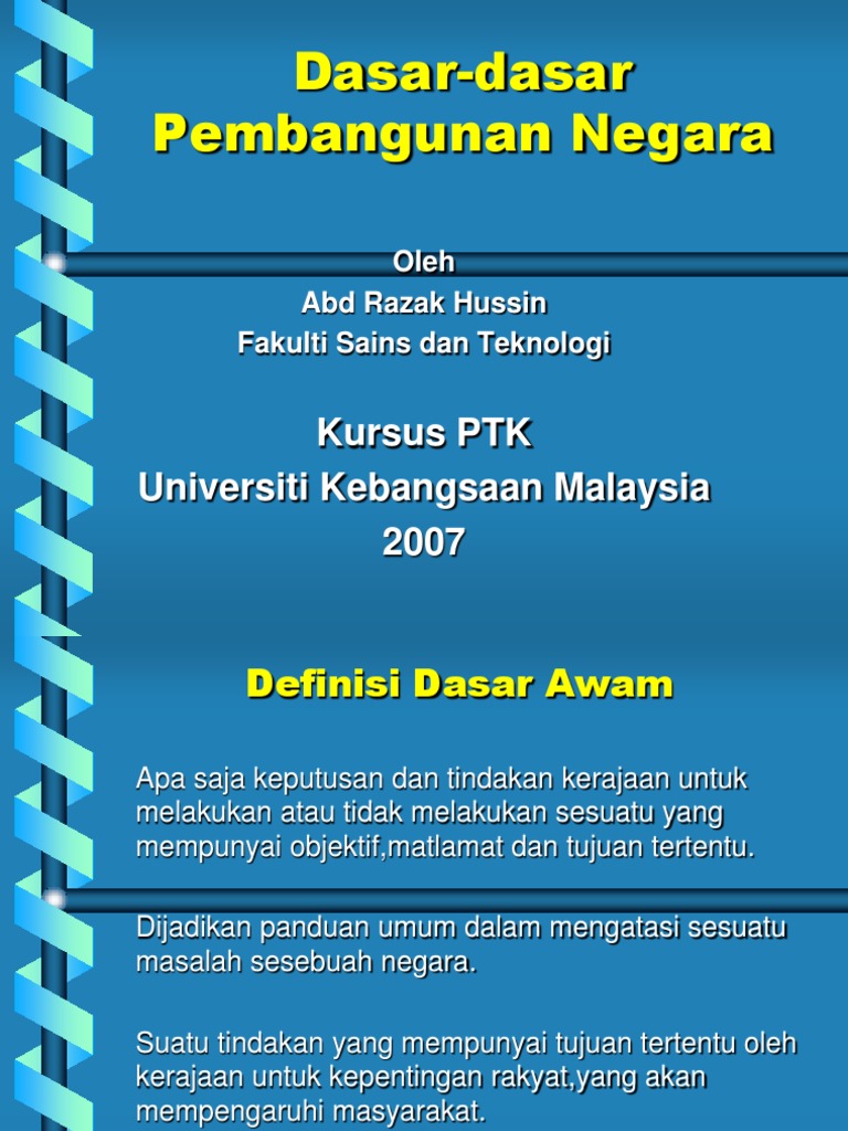 Dasar Awam Pdf