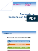 Propuesta de Concertacion Tributaria2012!07!09-Presentacion Oficial