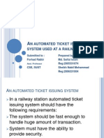 An Automated Ticket Issuing System