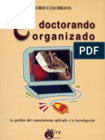 El doctorando Organizado