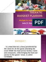 thematic banquet planning