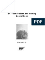 SAP Name Spaces & Naming Conventions PDF