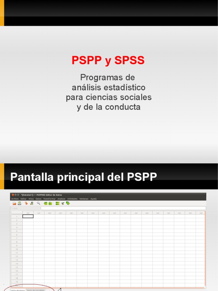 Guía de instalación y uso de PSPP | PDF | Estadísticas | Informática