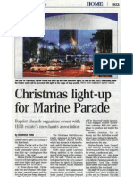 Christmas light up for Marine Parade