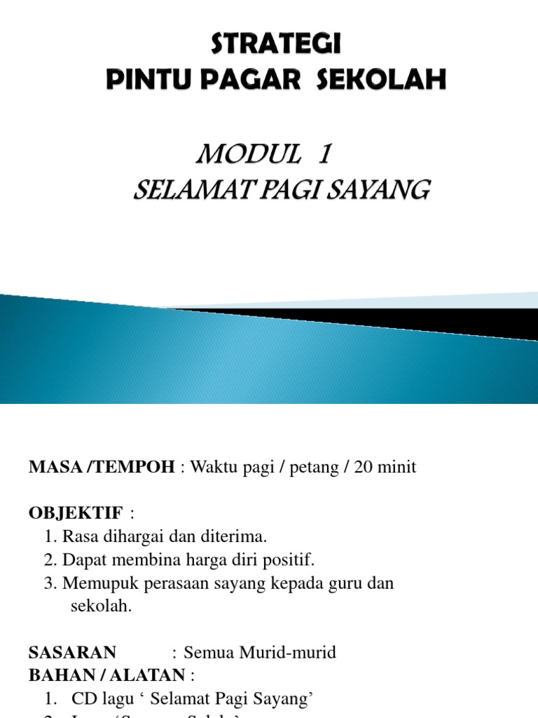 Modul Guru Penyayang Melaka 1 Pdf