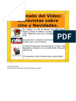 Invitación A Visionar El Vídeo de Las Entrevistas CINE y NAVIDAD