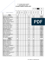 Academic Grades III St. Placid