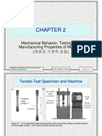 Mechanical Behaviour, Testing and Manufacturing Properties of Materials 