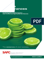 SAFC Flavors & Fragrances - 2009 New Certified Organics