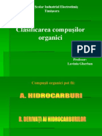 Clasificarea Compusilor Organici