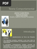 Teoria Comportamental