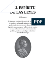 El espíritu de las Leyes