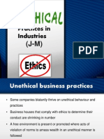 Unethical Practices