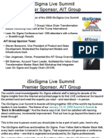 iSixSigma Live Summit Sponsored by AIT Group 5