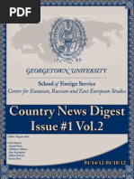 Download CERES News Digest Issue 1 Vol2 by Center for Eurasian Russian and East European Studies SN121021687 doc pdf