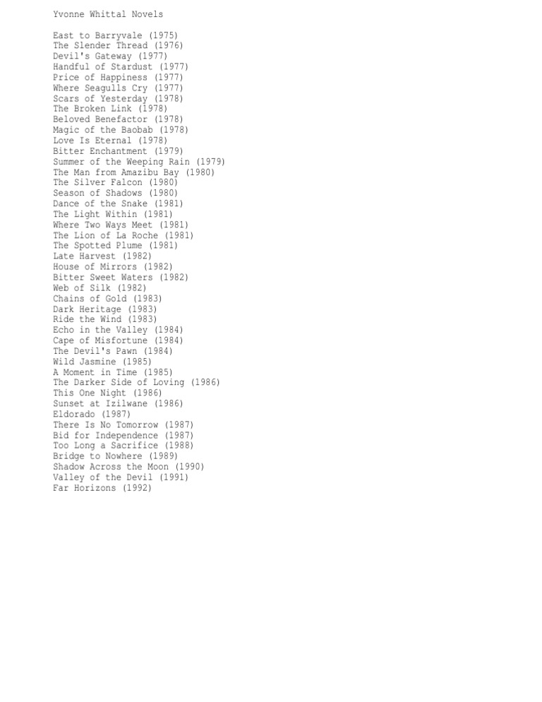 Bitter Enchantment Yvonne Whittal Pdf Download