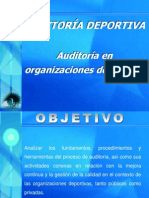 Generalidades Auditoria Deportiva
