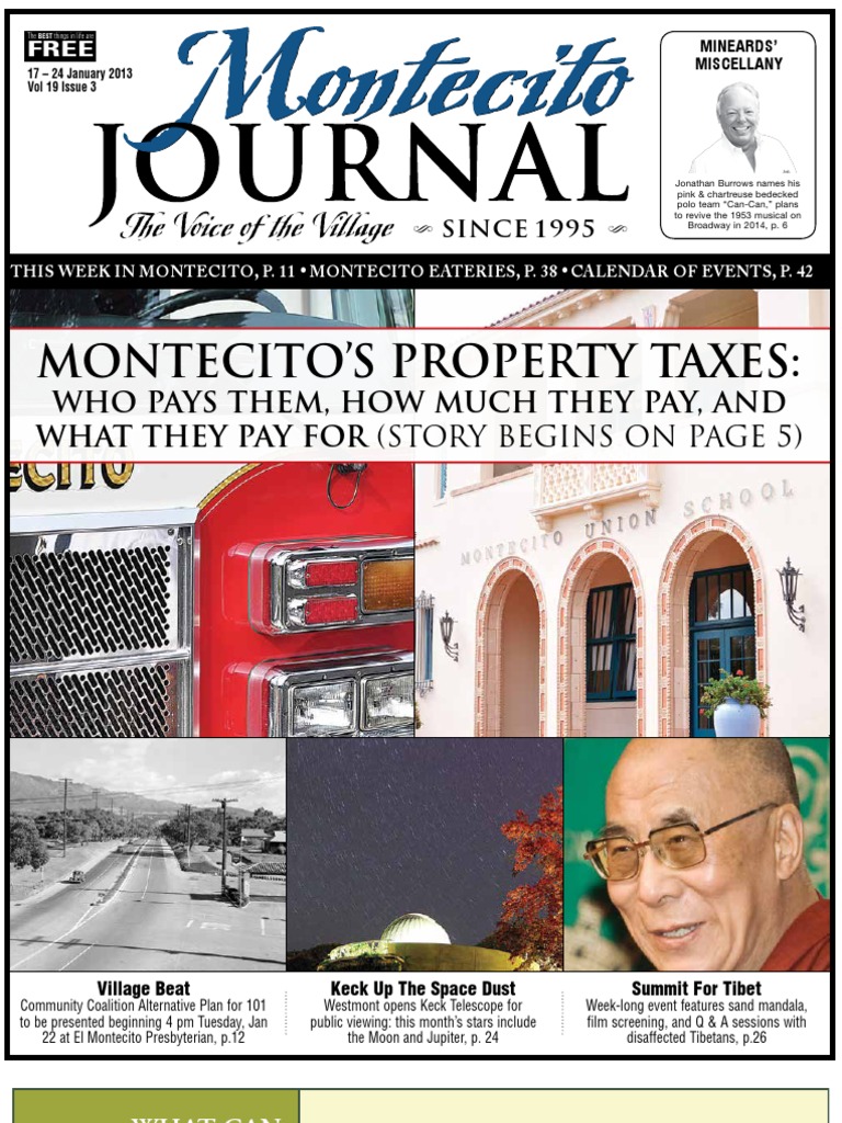Montecito's Property Taxes PDF Property Tax Business