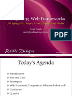 Comparing Web Frameworks: JSF, Spring MVC, Stripes, Struts 2, Tapestry and Wicket