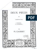 2 Pieces (Allegretto), Gaubert