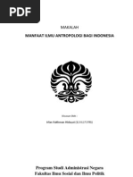 Download MANFAAT ILMU ANTROPOLOGI BAGI INDONESIA by almoon2 SN121073358 doc pdf