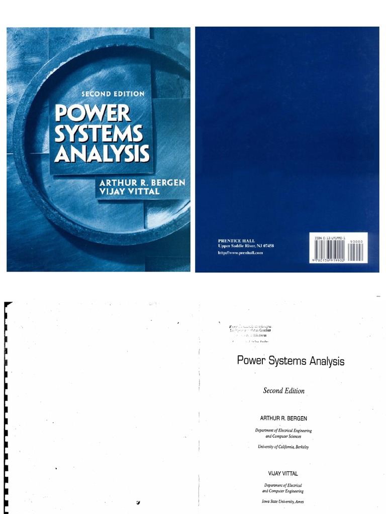 Bergen Vittal Power Systems Analysis | PDF