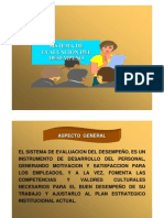 Evaluacion Del Desempeño