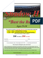 Shadow H - Bust The Rust - 2013 - Ages 9-14