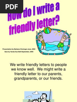 friendly letter