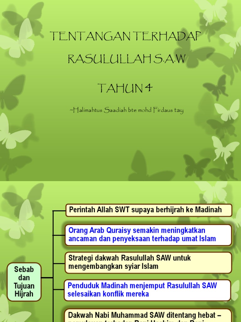Tentangan Dakwah Rasulullah Tahun 4 | PDF