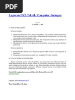 Download Laporan PKL Teknik Komputer Jaringan by sondipea SN121155285 doc pdf