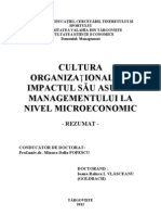 Cultura Organizationala