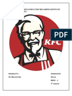 Study of Consumer Satisfaction Regarding Kentucky Fried Chicken (KFC)