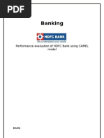 HDFC Bank CAMELS Analysis