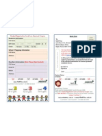 Math+ Registration Card