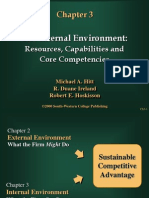 The Internal Environment:: Resources, Capabilities and Core Competencies