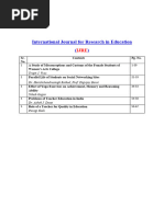 Download International Journal for Research in Education IJRE by Katherine Taylor SN121240578 doc pdf