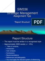 SIM336 Strategic Management: Assignment Tips