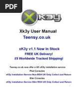 Download xK3y xKey x360Key xKey 360 Installation and user Manual for Fat  Phat Slim  RGH Xbox 360 Consoles by Sam Teensy SN121254717 doc pdf