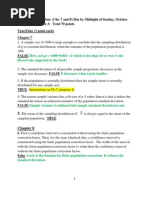 Download Statistics 578 Assignemnt 3 by Mia Dee SN121287069 doc pdf