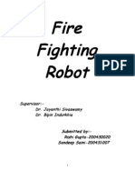 Report on Firefighting Robot Project